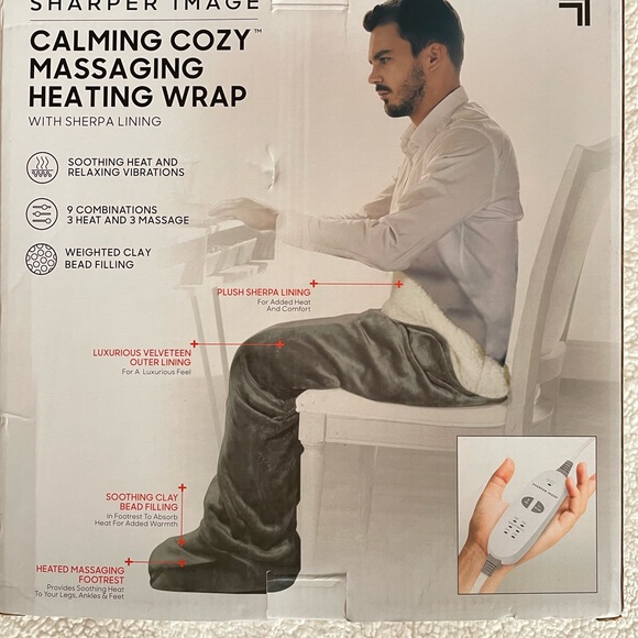 sharper image massage blanket